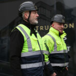 Two construction workers